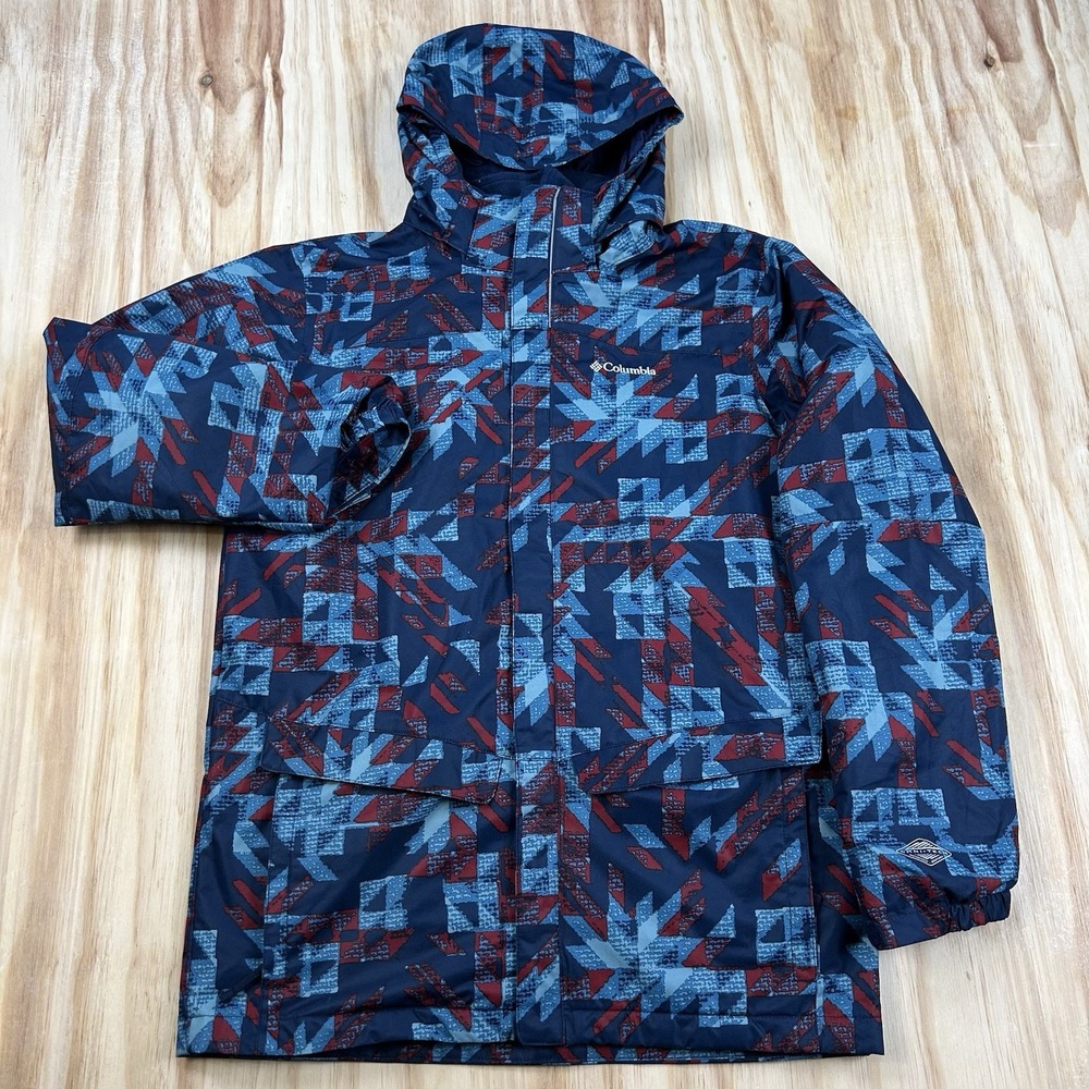 Columbia Womens XL Interchange Ski Snowboard Coat Omni Heat Omni Tech Pattern
